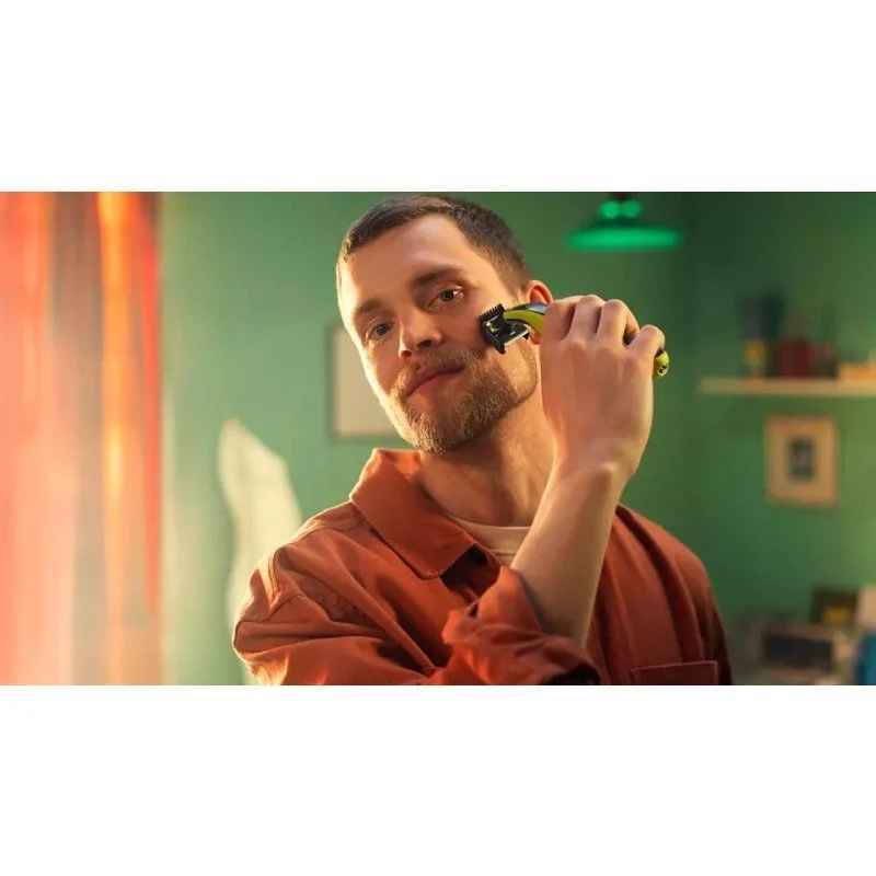 Cortabarbas Philips Oneblade QP2721/20 - Con Batería - 1 Accesorio